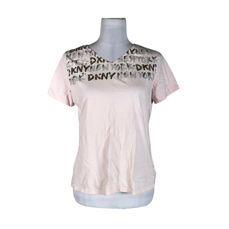Naisten DKNY - T-paita, koko 38 - Vaaleanpunainen ()