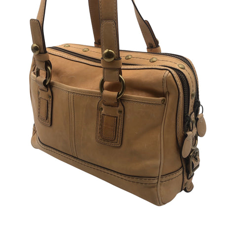 Naisten Coach - Käsilaukku, koko Midi - Beige (2)
