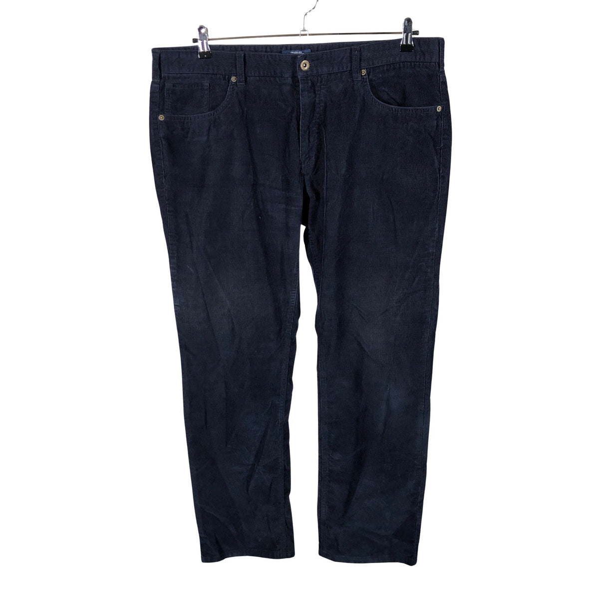 Miesten Charles Tyrwhitt - Samettihousut, koko W40 - Sininen (1)