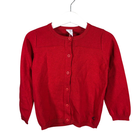 Tyttöjen Petit Bateau - Neuletakki, koko 98 - 104 - Punainen ()