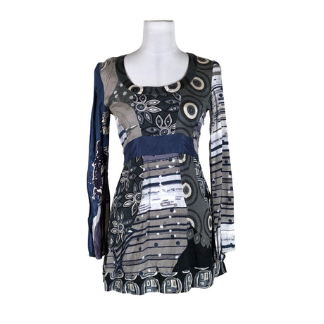 Naisten Desigual - Sifonkimekko, koko 36 - Harmaa ()