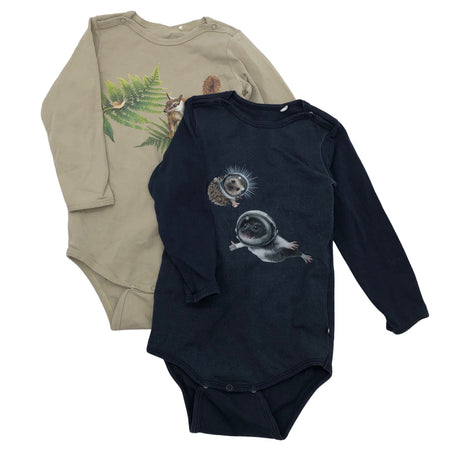 Unisex Molo Kids - Body, koko 80 - 86 - Vihreä ()