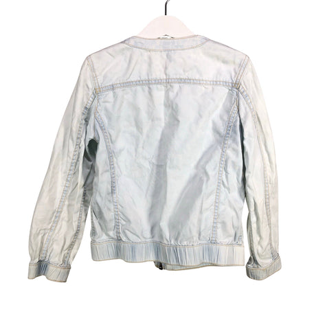 Tyttöjen Benetton - Farkkutakki, koko 116 - 122 - Vaaleansininen (2)