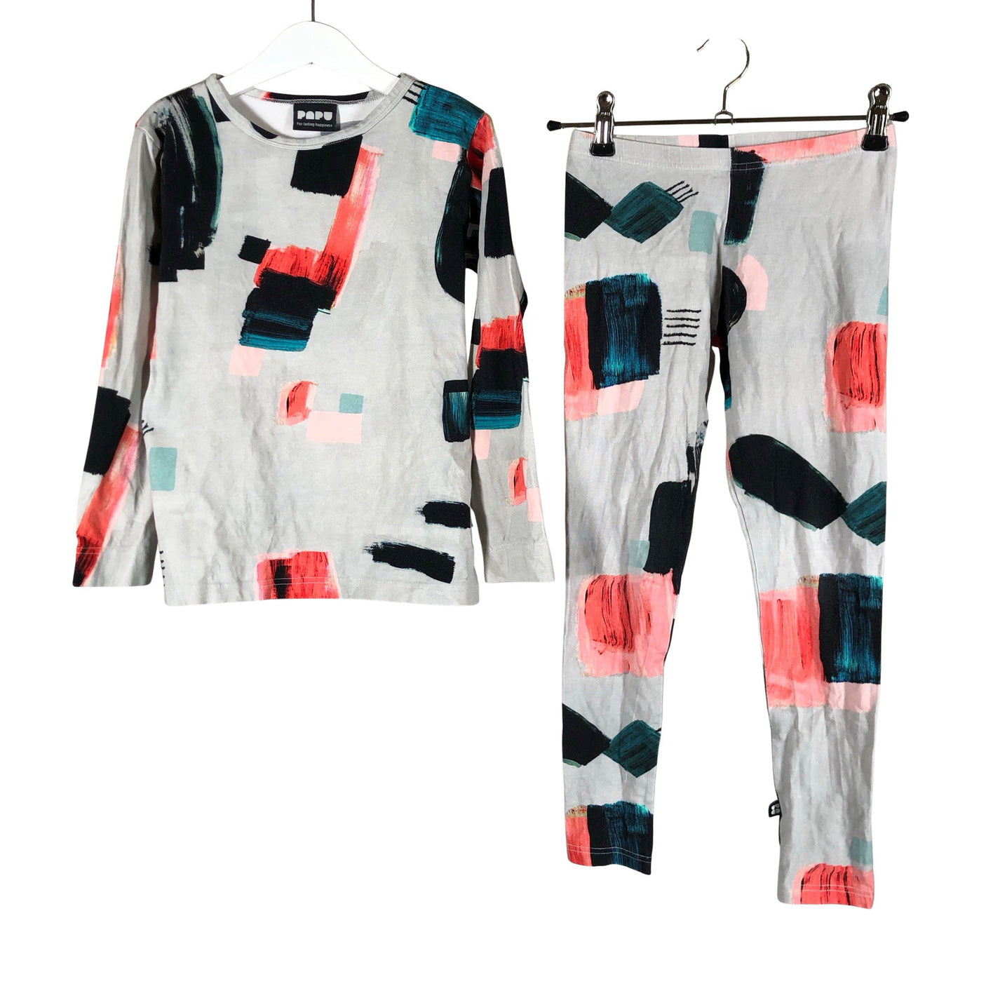 Unisex Papu - Trikoopaita, koko 122 - 128 - Harmaa (1)