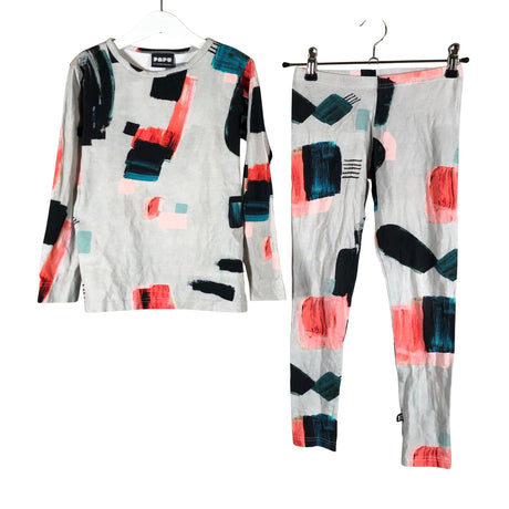 Unisex Papu - Trikoopaita, koko 122 - 128 - Harmaa ()