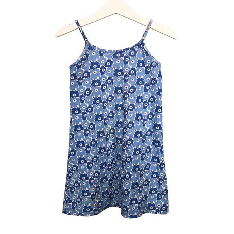 Tyttöjen Marimekko - Trikoomekko, koko 110 - 116 - Sininen ()