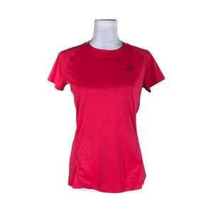 Naisten Asics - Urheilupaita, lyhyet hihat, koko 38 - Pinkki (1)