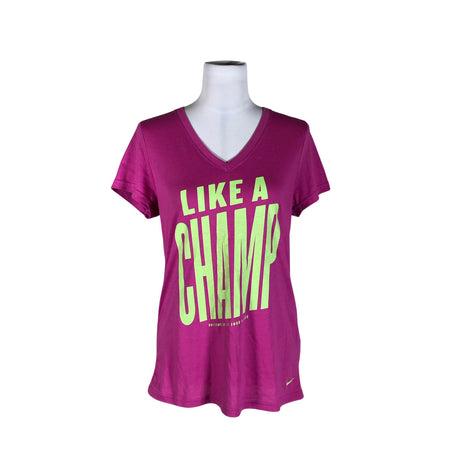 Naisten Nike - Urheilupaita, lyhyet hihat, koko 38 - Pinkki ()