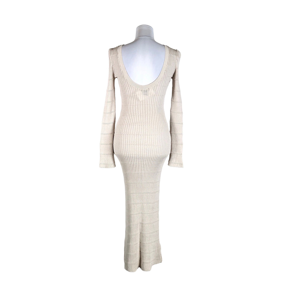Naisten Lindex - Neulemekko, koko 36 - Beige (2)