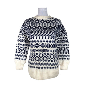 Naisten Handmade - Neulepaita, koko 36 - Luonnonvalkoinen (1)