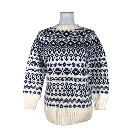 Naisten Handmade - Neulepaita, koko 36 - Luonnonvalkoinen ()
