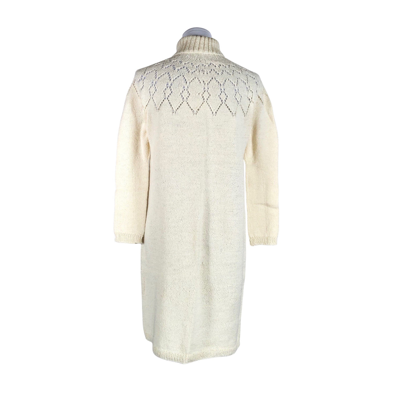 Naisten Handmade - Neulemekko, koko 36 - Luonnonvalkoinen (2)