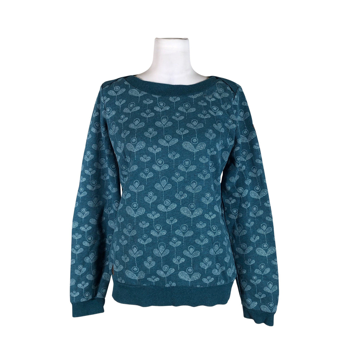 Naisten Ragwear - Collegepaita, koko 38 - Turkoosi (1)
