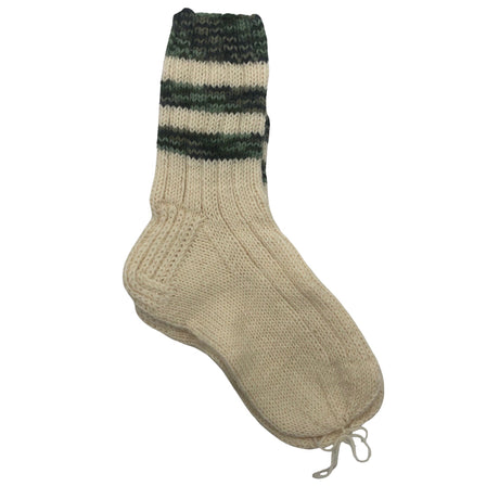 Naisten Handmade - Villasukat, koko 39 - Luonnonvalkoinen ()