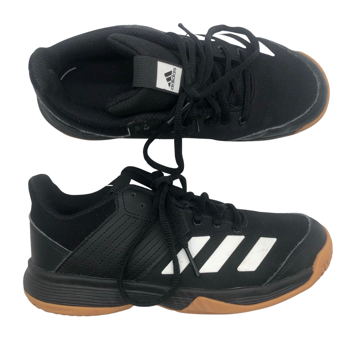 Unisex Adidas - Sisäliikuntakengät, koko 34 - Musta (1)