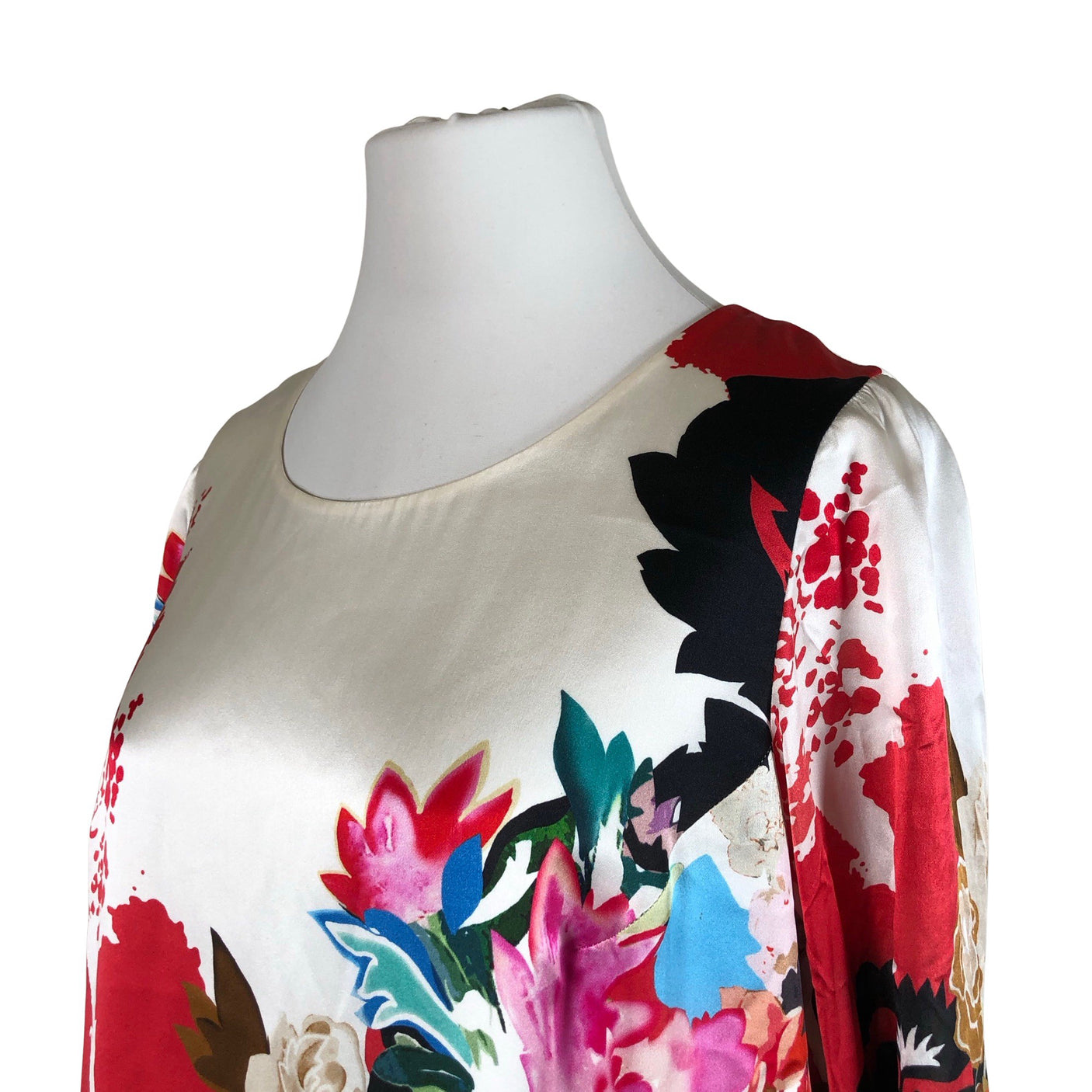 Naisten Marina Rinaldi - Sifonkimekko, koko 44 - Valkoinen (3)