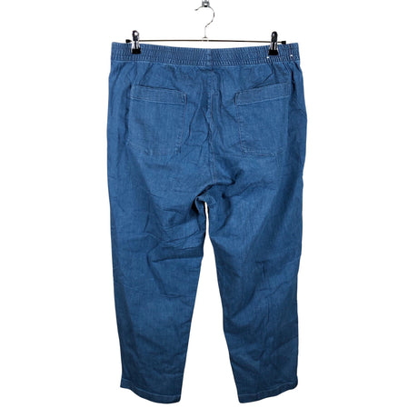 Naisten Uniqlo - Kangashousut, koko 42 - Sininen (2)