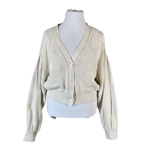 Naisten Marimekko - Neuletakki, koko 42 - Luonnonvalkoinen (1)