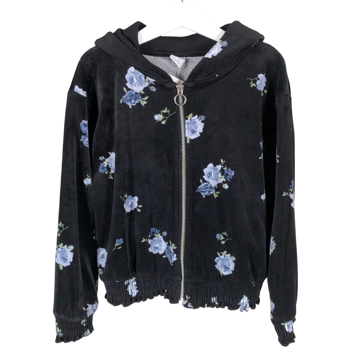 Tyttöjen Lindex - Huppari, koko 122 - 128 - Musta (1)