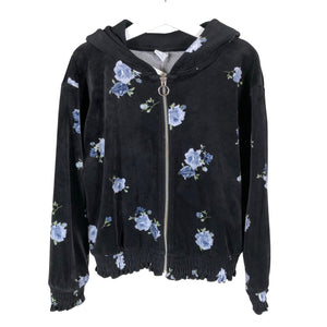 Tyttöjen Lindex - Huppari, koko 122 - 128 - Musta (1)