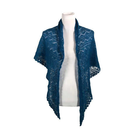 Naisten Jackpot - Hartiahuivi, koko Maxi - Sininen ()