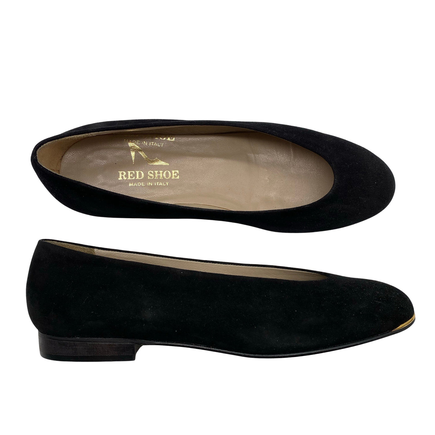 Naisten Red Shoe - Ballerinat, koko 38 - Musta (1)