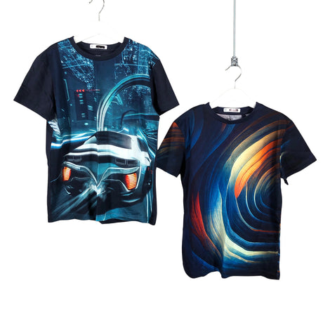 Unisex Next - T-paita, koko 134 - 140 - Sininen ()
