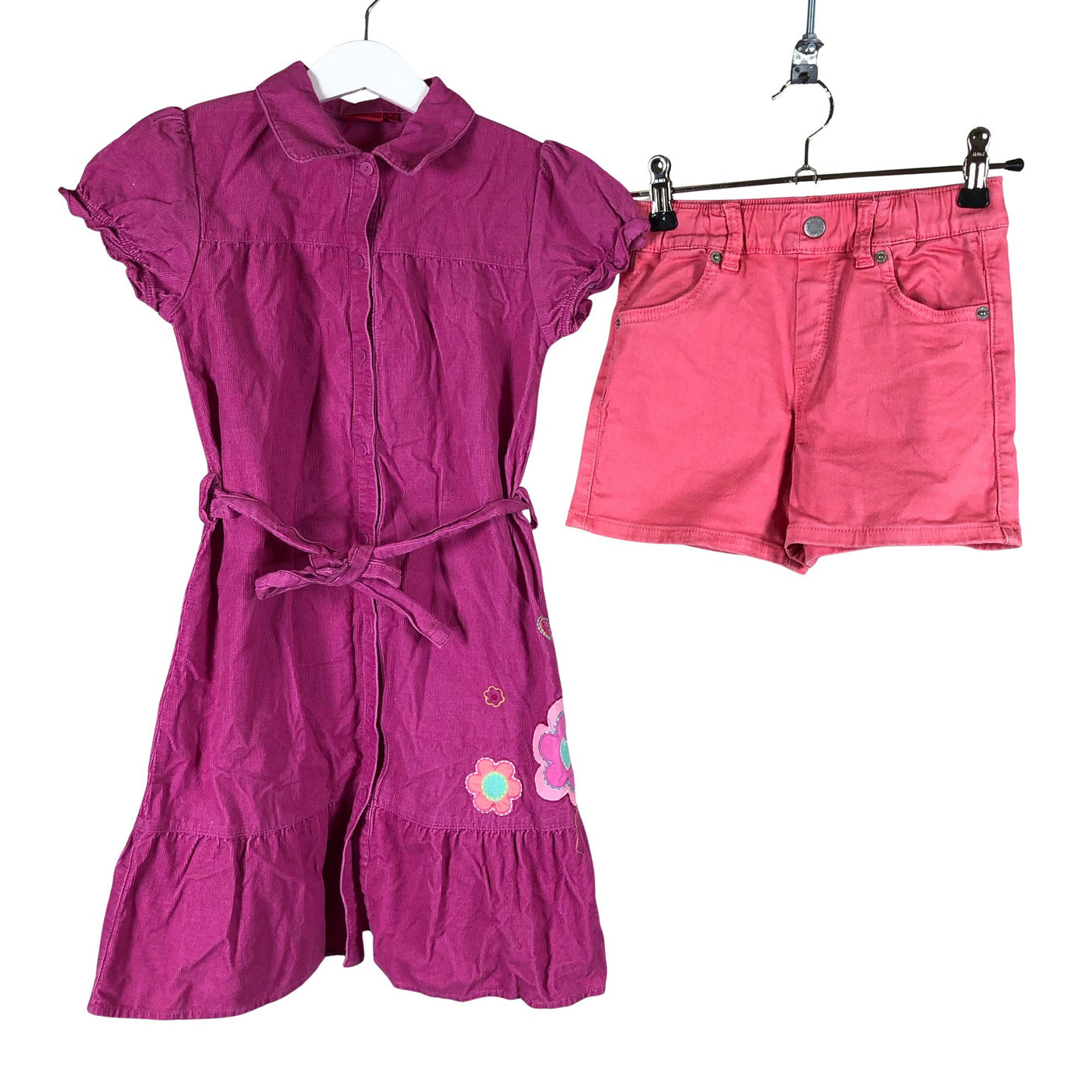 Tyttöjen Tigerlily - Kangasmekko, koko 116 - 122 - Pinkki (1)