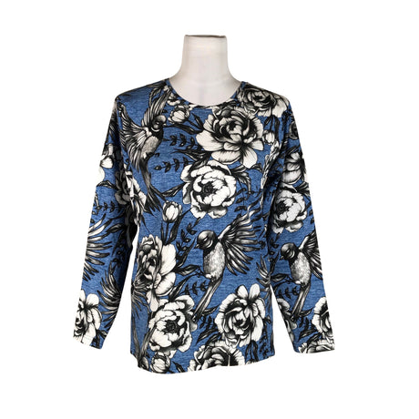 Naisten Ehta - Trikoopaita, koko 34 - Sininen ()