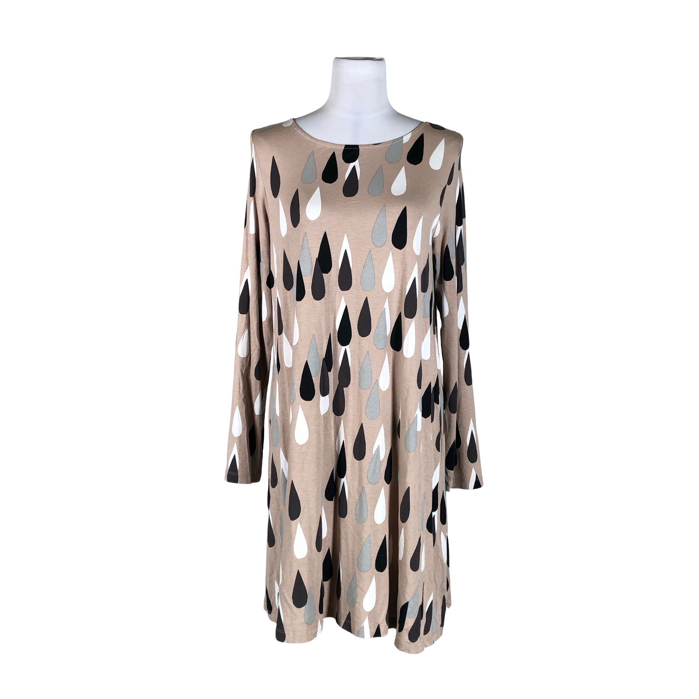 Naisten Marimekko - Trikoomekko, koko 38 - Ruskea (1)