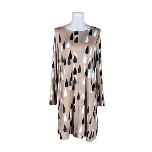 Naisten Marimekko - Trikoomekko, koko 38 - Ruskea (1)