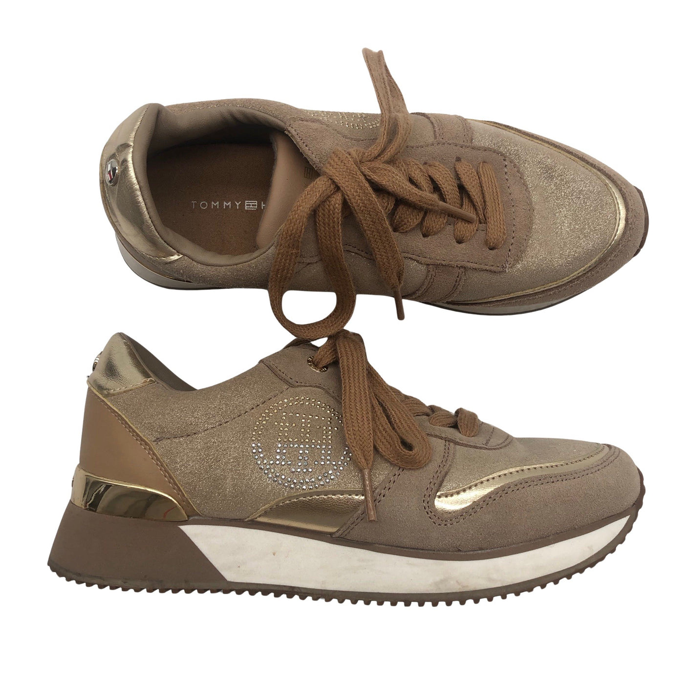 Naisten Tommy Hilfiger - Tennarit, koko 36 - Beige (1)