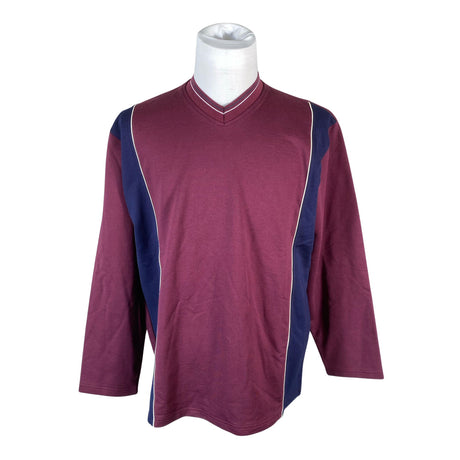 Miesten Nanso - Collegepaita, koko L - Viininpunainen ()