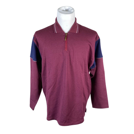 Miesten Nanso - Collegepaita, koko L - Viininpunainen ()