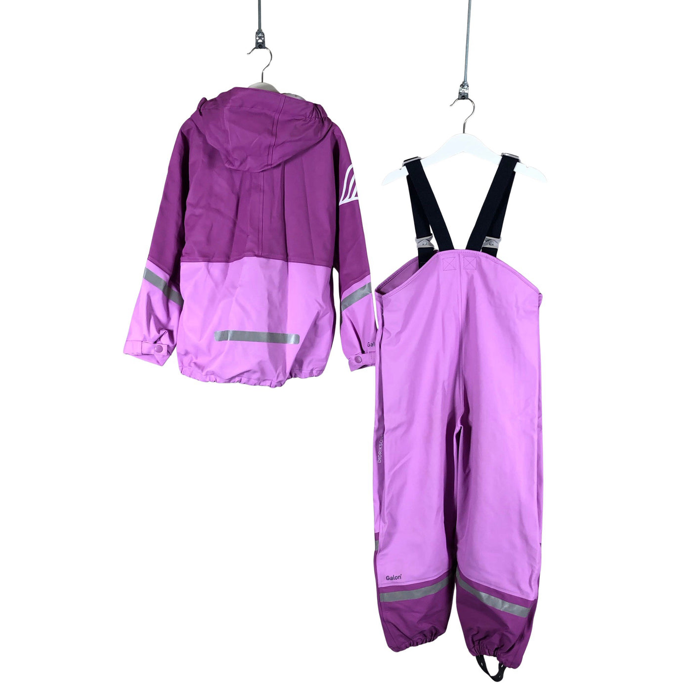 Tyttöjen Didriksons - Sadeasu, koko 116 - 122 - Violetti (2)