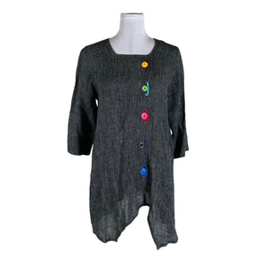 Naisten Tarina-Asu - Kangastunika, koko 34 - Harmaa (1)