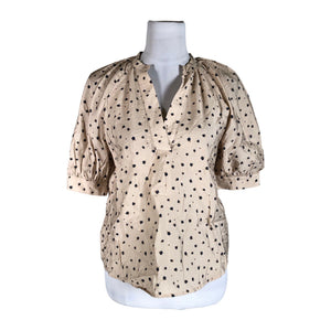 Naisten Holly & Whyte by Lindex - Lyhythihainen pusero, koko 38 - Beige (1)