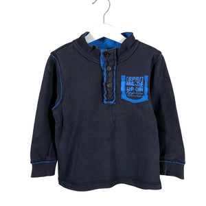 Poikien Esprit - Collegepaita, koko 104 - 110 - Sininen (1)