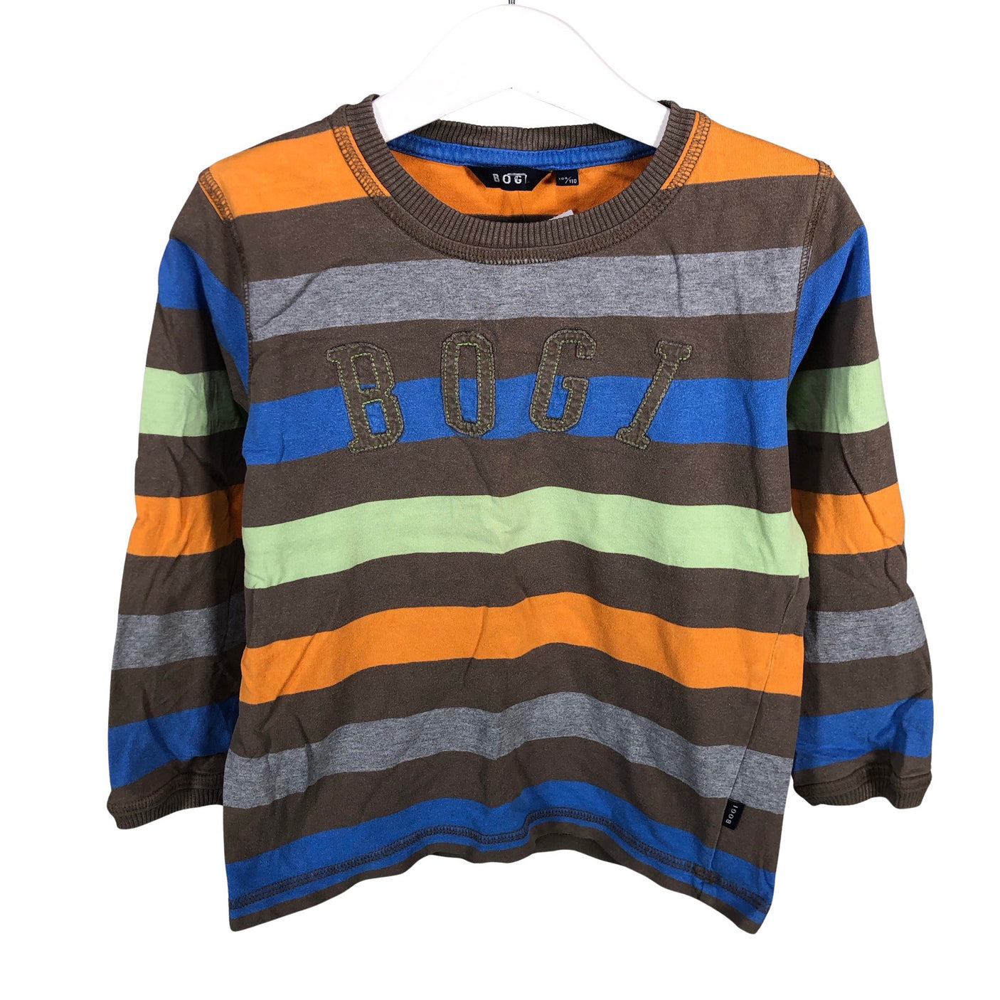 Unisex Bogi - Trikoopaita, koko 104 - 110 - Ruskea (1)