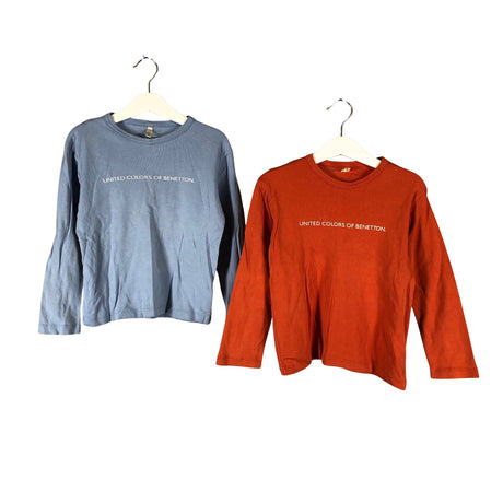 Unisex Benetton - Trikoopaita, koko 104 - 110 - Oranssi ()