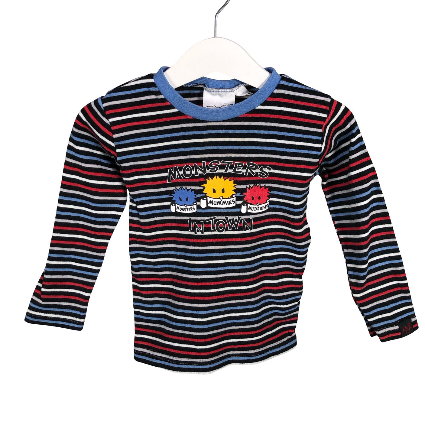 Unisex D&J Familjeklubben - Trikoopaita, koko 86 - 92 - Musta (1)