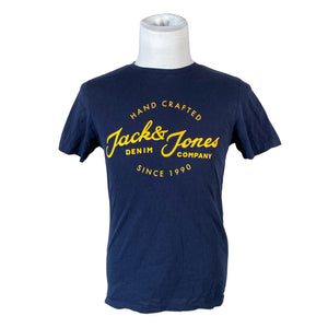 Miesten Jack & Jones - T-paita, koko M - Sininen (1)