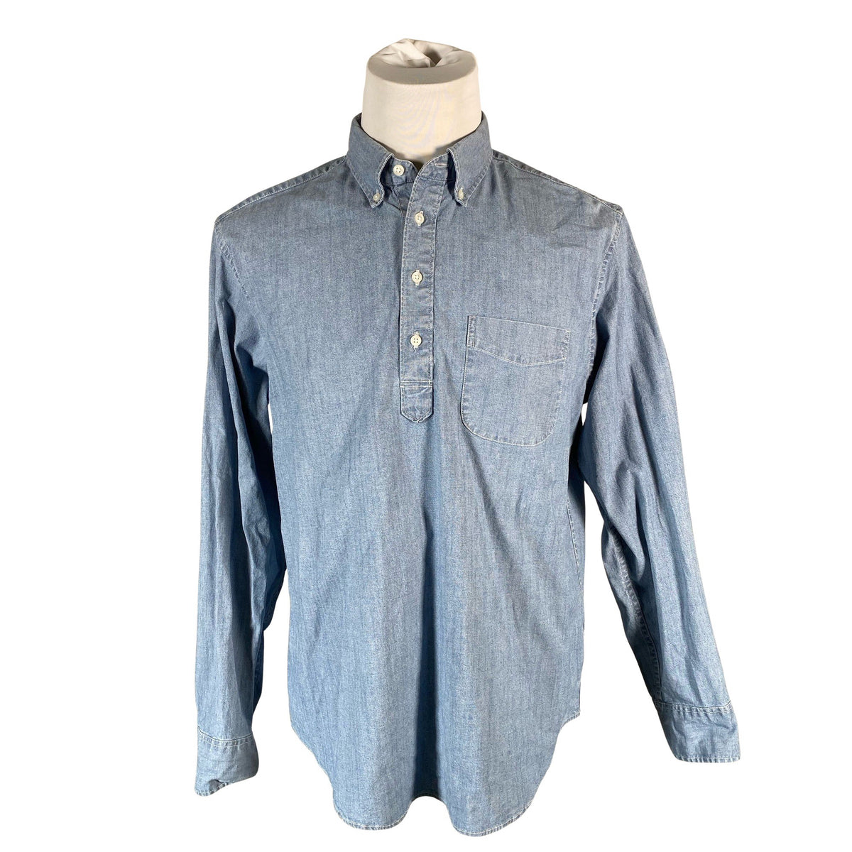 Miesten J.Crew - Kauluspaita, koko M - Vaaleansininen (1)