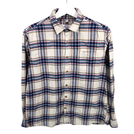 Poikien Uniqlo - Flanellipaita, koko 152 - 158 - Beige ()