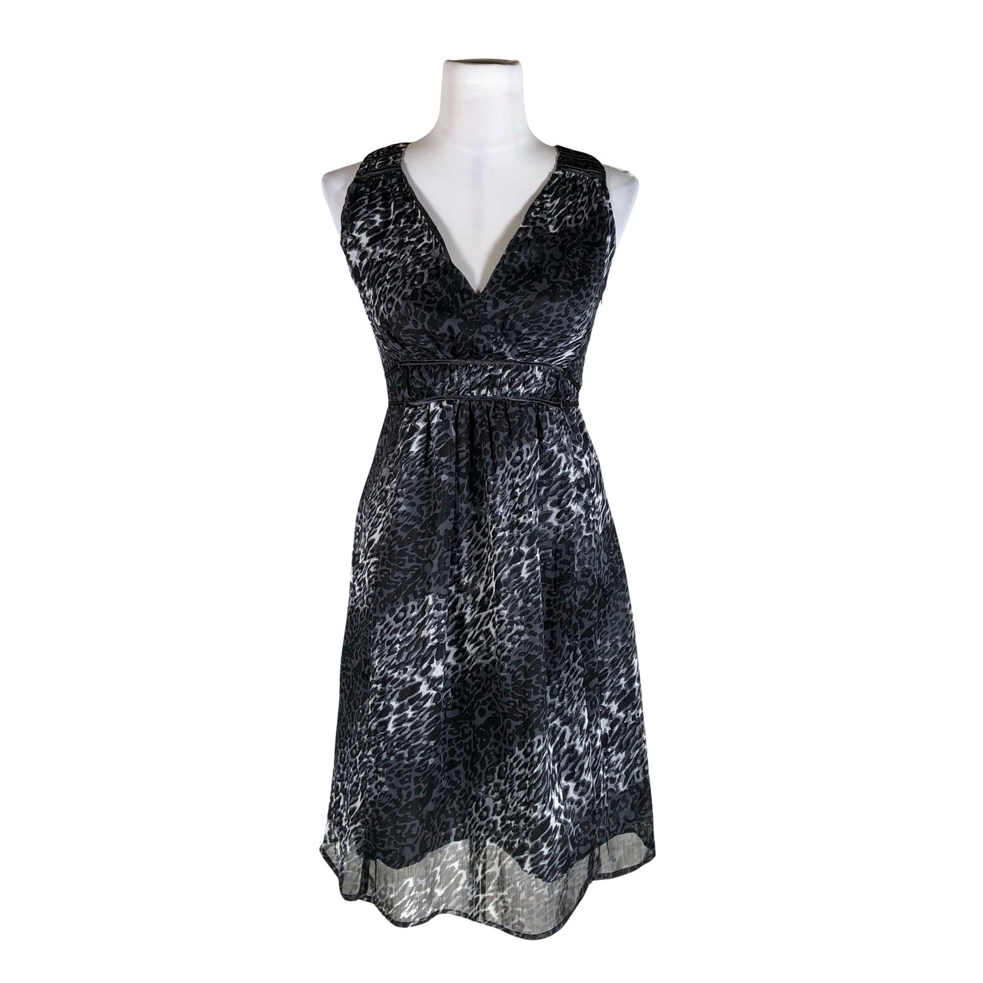 Naisten Soaked - Sifonkimekko, koko 34 - Harmaa (1)