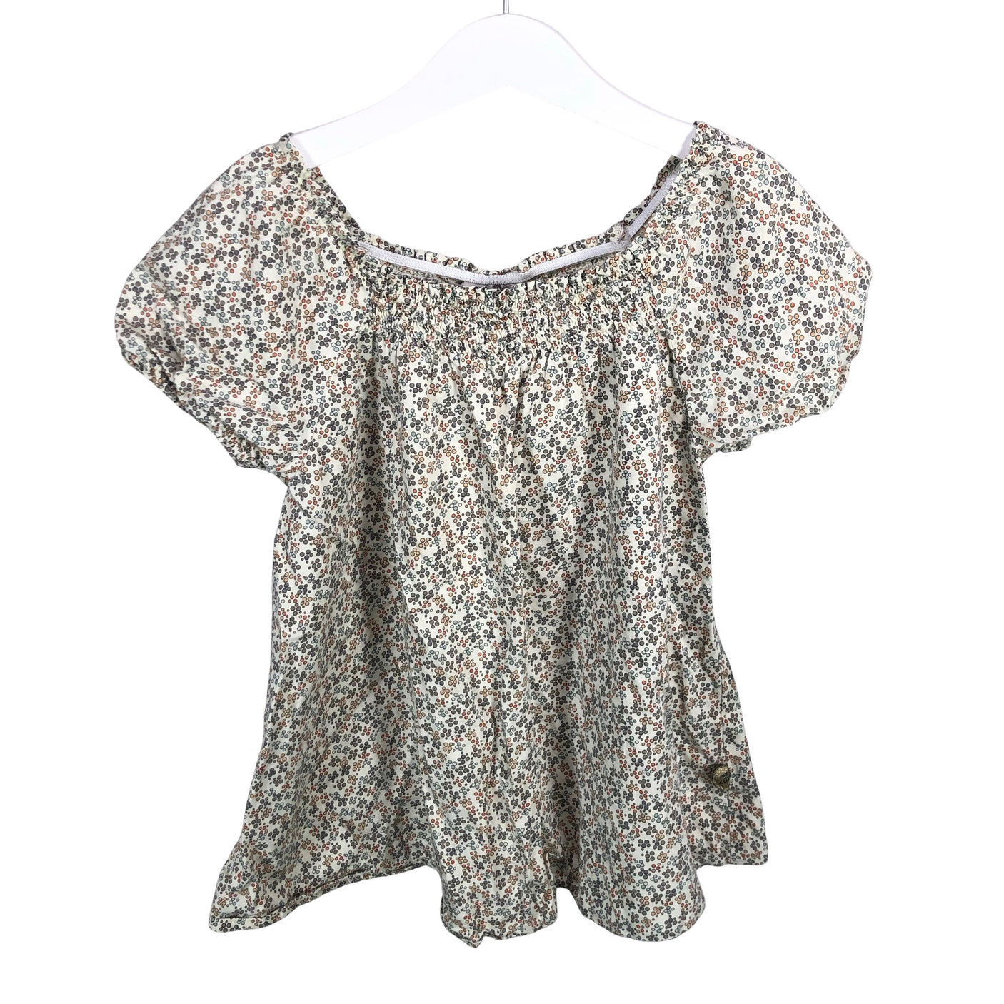 Tyttöjen POMPdeLUX - Lyhythihainen pusero, koko 122 - 128 - Beige (1)