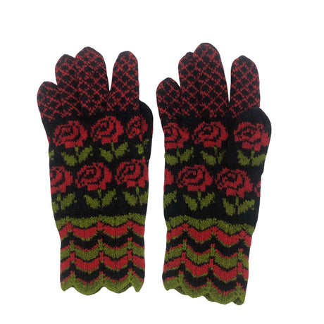 Naisten Handmade - Sormikkaat, koko Ei kokoa - Musta ()