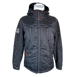 Miesten Superdry - Kevyttoppatakki, koko XL - Musta (1)