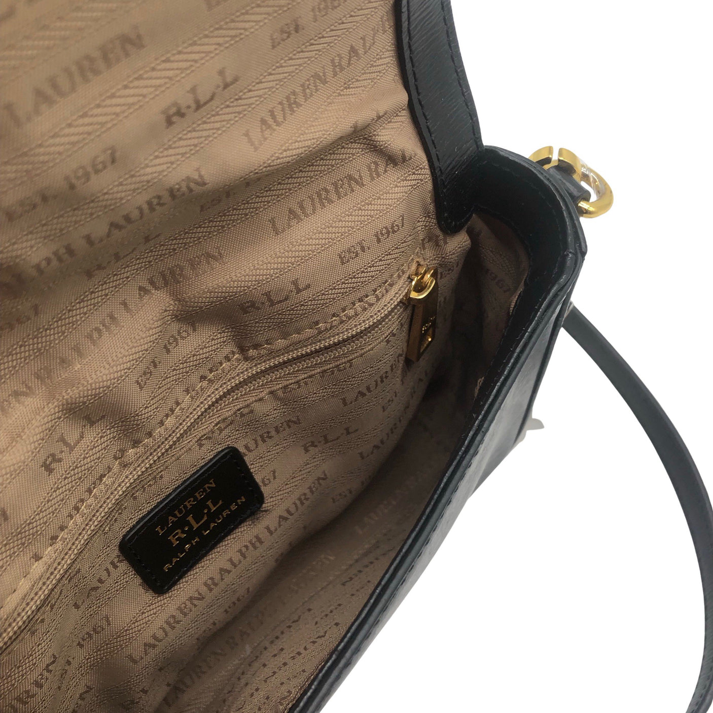 Naisten Lauren Ralph Lauren - Olkalaukku, koko Mini - Musta (3)