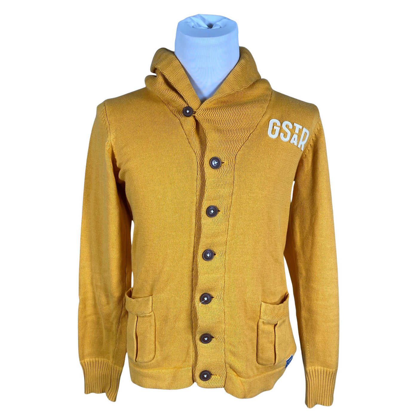 Miesten G-star - Neuletakki, koko M - Oranssi (1)